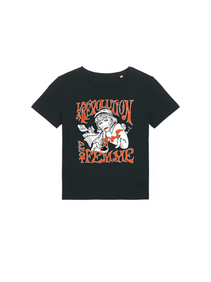 T-Shirt Frauen La Revolution Est Femme (Frankreich 1789)