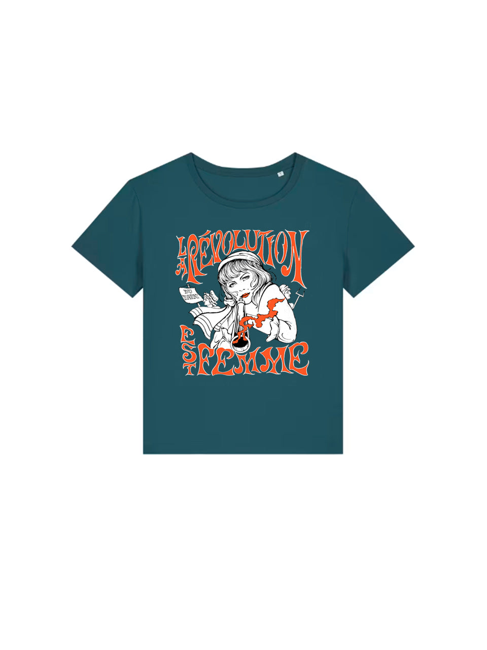 T-Shirt Frauen La Revolution Est Femme (Frankreich 1789)