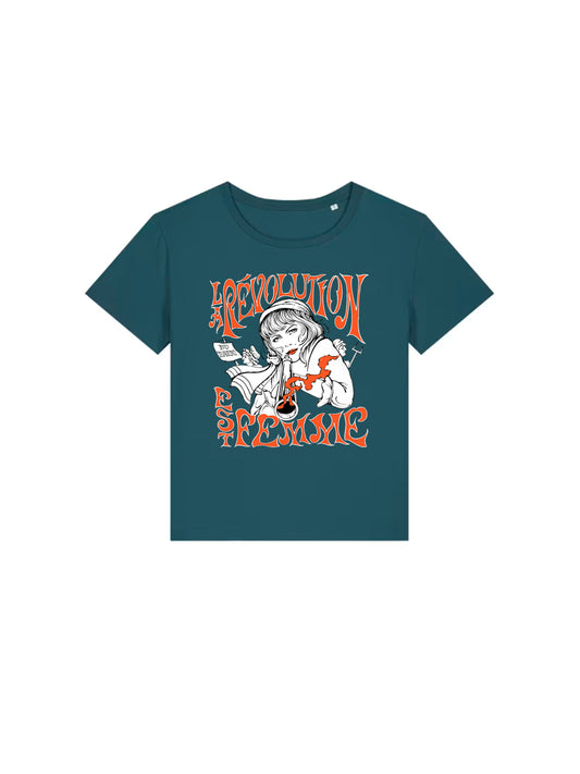 T-Shirt Frauen La Revolution Est Femme (Frankreich 1789)