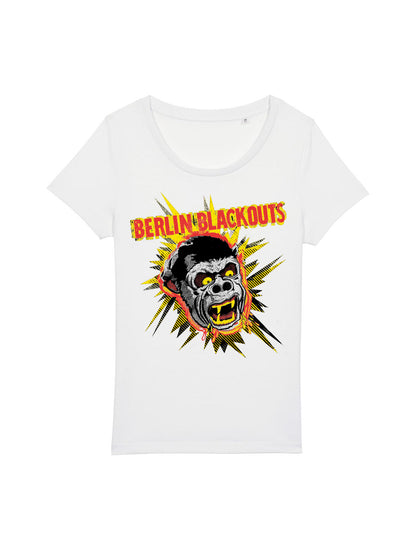 T-Shirt Frauen Berlin Blackouts Mad Gorilla