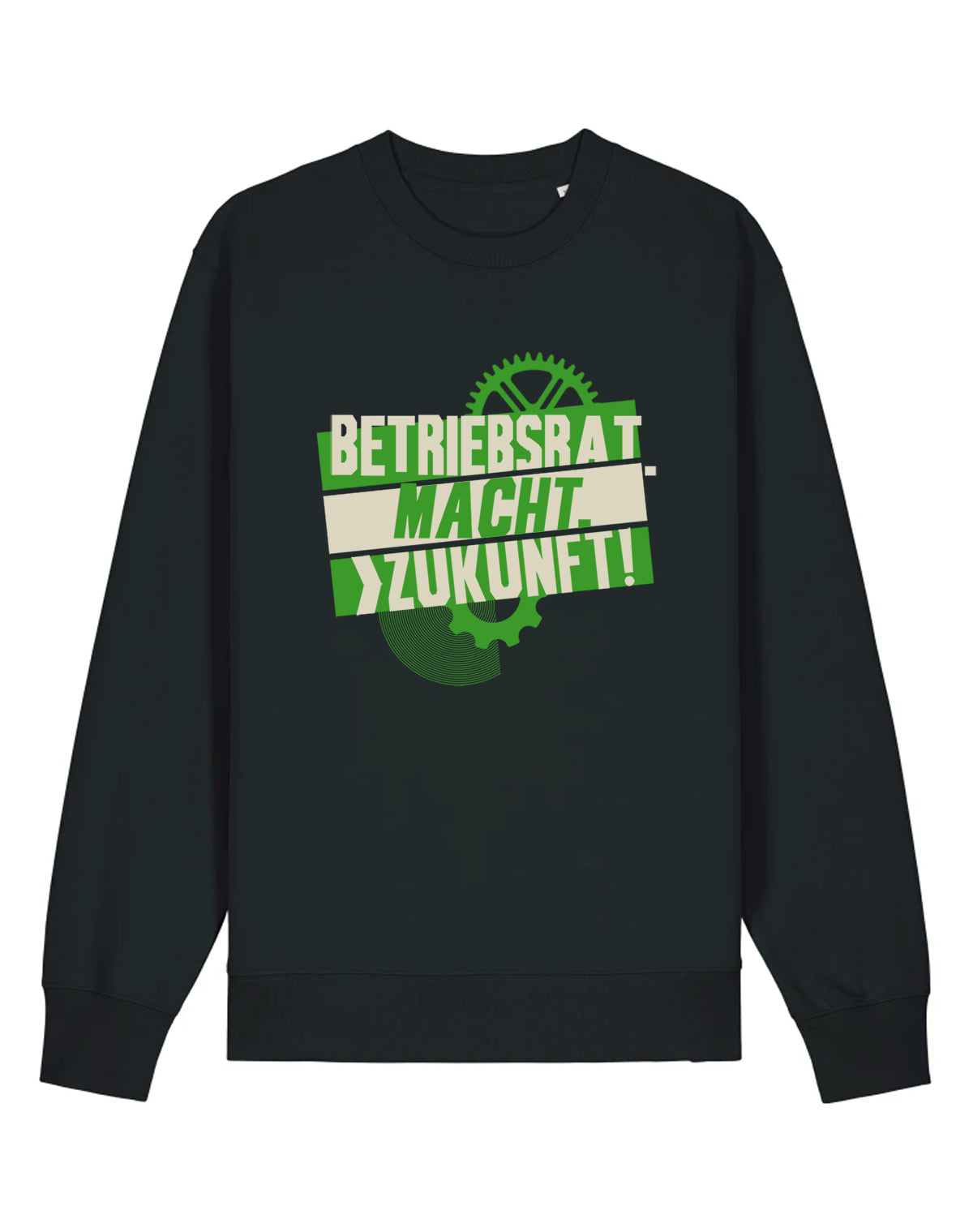 Betriebsrat Macht Zukunft Black Sweatshirt dna merch