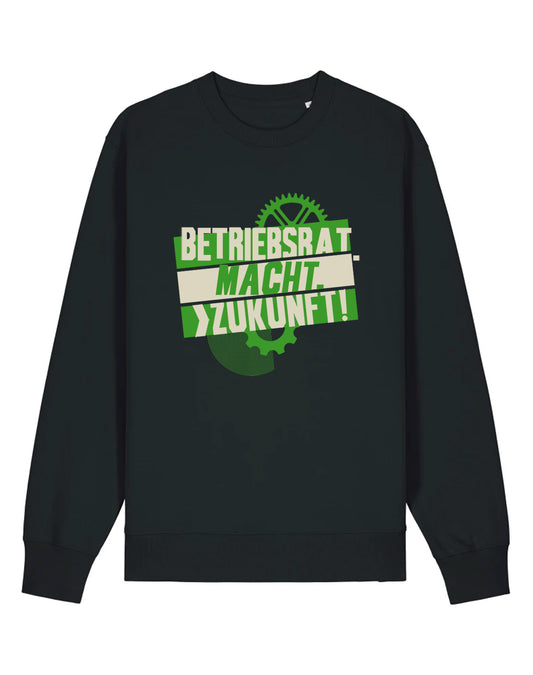 Betriebsrat Macht Zukunft Black Sweatshirt dna merch
