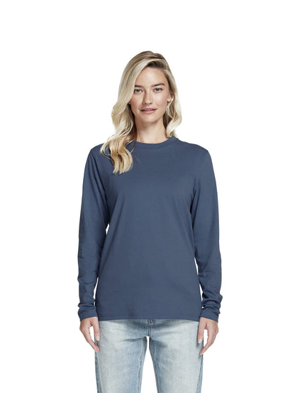 Earth Positive Unisex Long Sleeve T-shirt EP01L Woman Photograph