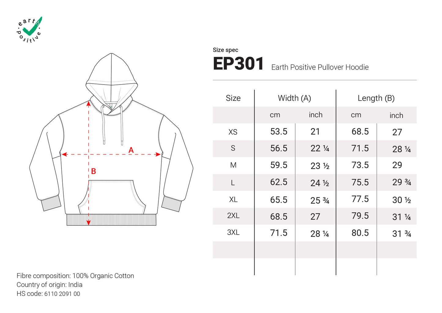 Kapuzenpullover mit Känguru-Taschen