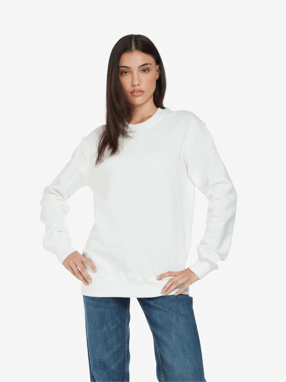 Earth Positive - Unisex Premium Sweatshirt EP302 Woman Photograph