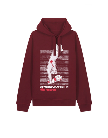 Für Frieden Gegen Aufrüstung Burgundy Hoodie dna merch