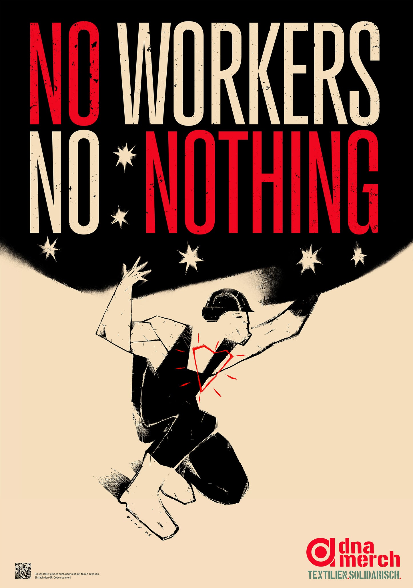 No Workingers No Nothing Front Kalendar 