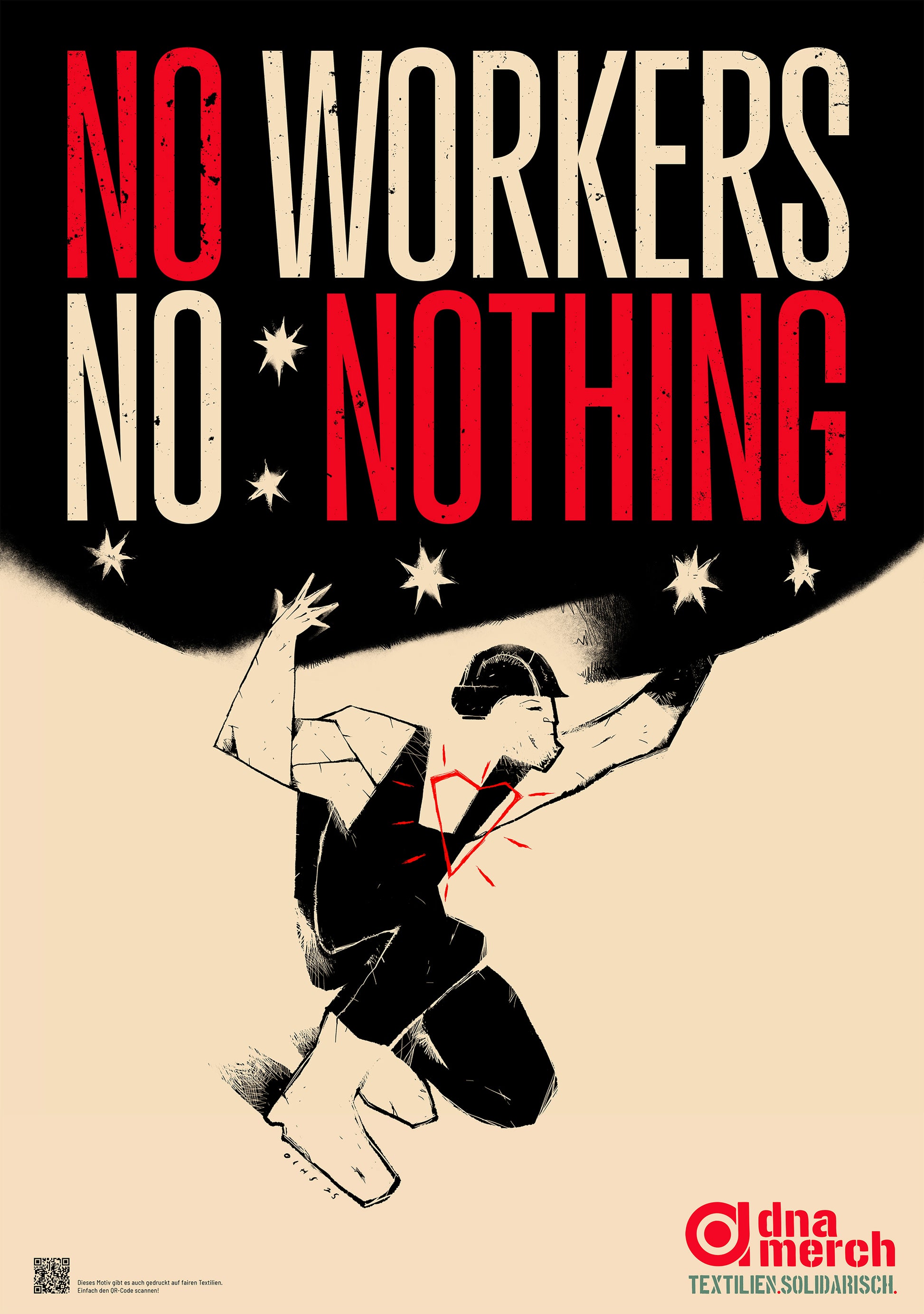 No Workingers No Nothing Front Kalendar 