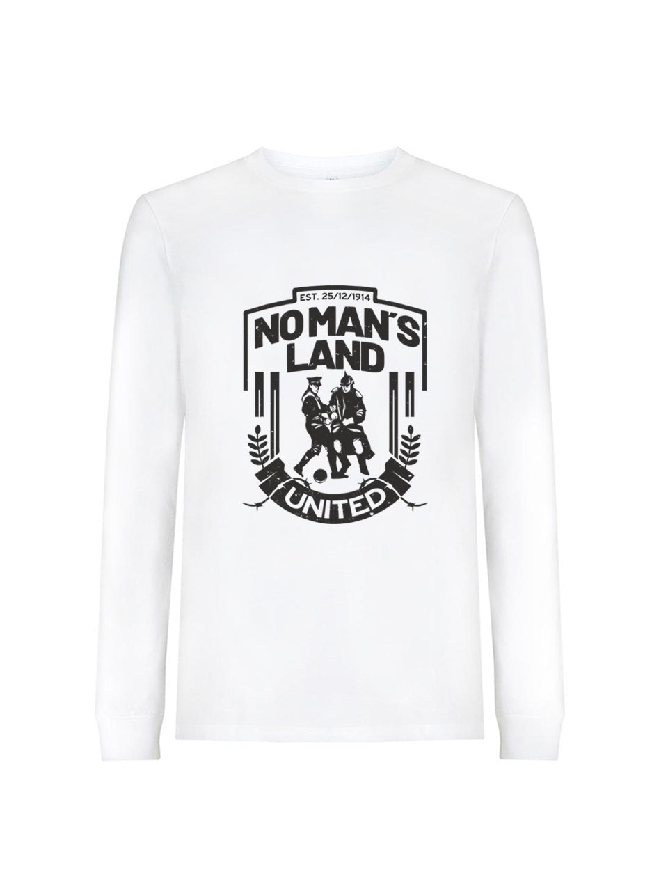 Long Sleeve T-Shirt Unisex No Man’s Land United (Weihnachtsfrieden 1914)