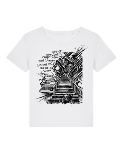 Every Revolution White Fitted T-Shirt dna merch