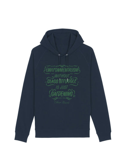 Kapuzenpullover Umweltschutz ohne Klassenkampf (Chico Mendes)