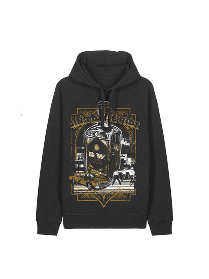 Gin Bottle Riot Grey Hoodie dna merch