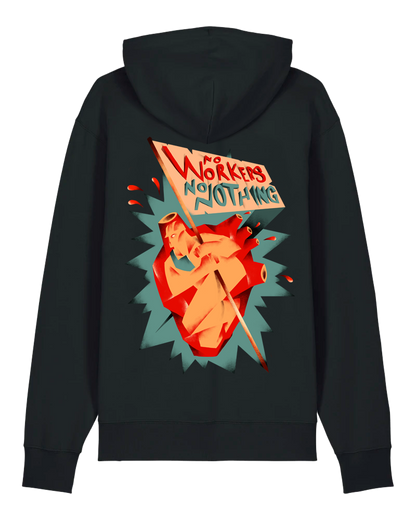 Black Hoodie No Workers No Nothing dna merch
