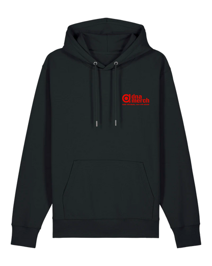 No Workers No Nothing dna merch red logo black hoodie 