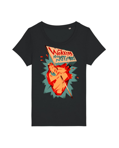 No Workers No Nothing dna merch black t-shirt