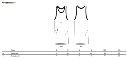 STTM961 Tank Top Stancer Size Chart