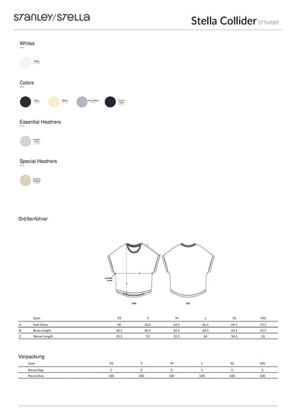 T-Shirt Frauen Oversized Kafvka Friede Den Gemanagten (inkl. D/EU-Versand)