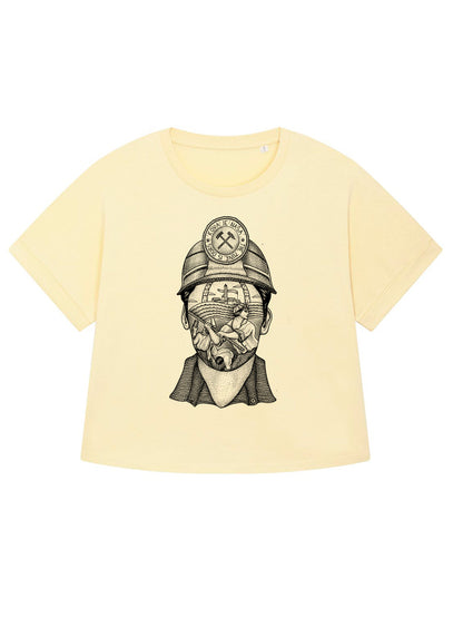 Butter T-Shirt Women Roundback Oversized The Mine Is Ours (Labin Republic 1921)