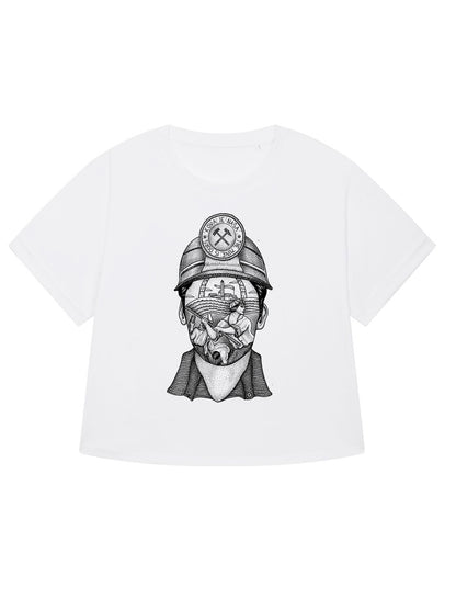 T-Shirt Women Roundback Oversized The Mine Is Ours (Labin Republic 1921)