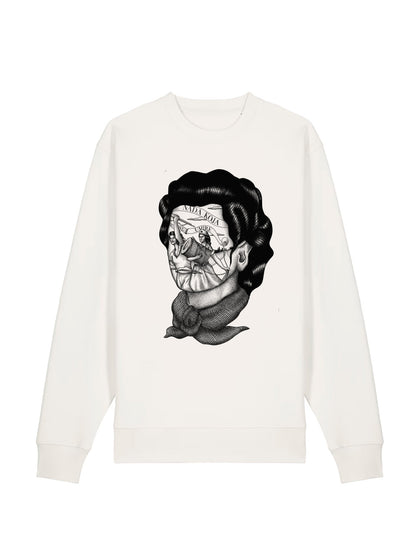 Natural Off White Sweatshirt Hope Which Never Dies (Nada Dimić)