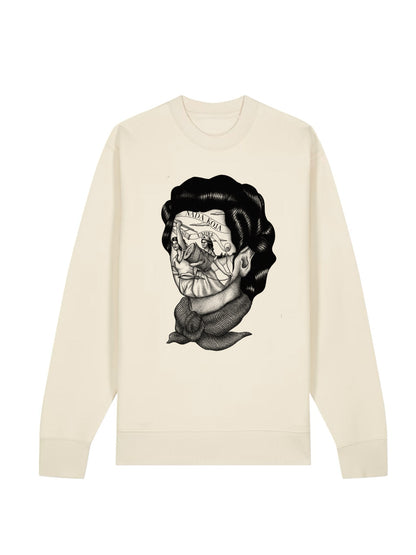 Natural Raw Sweatshirt Hope Which Never Dies (Nada Dimić)