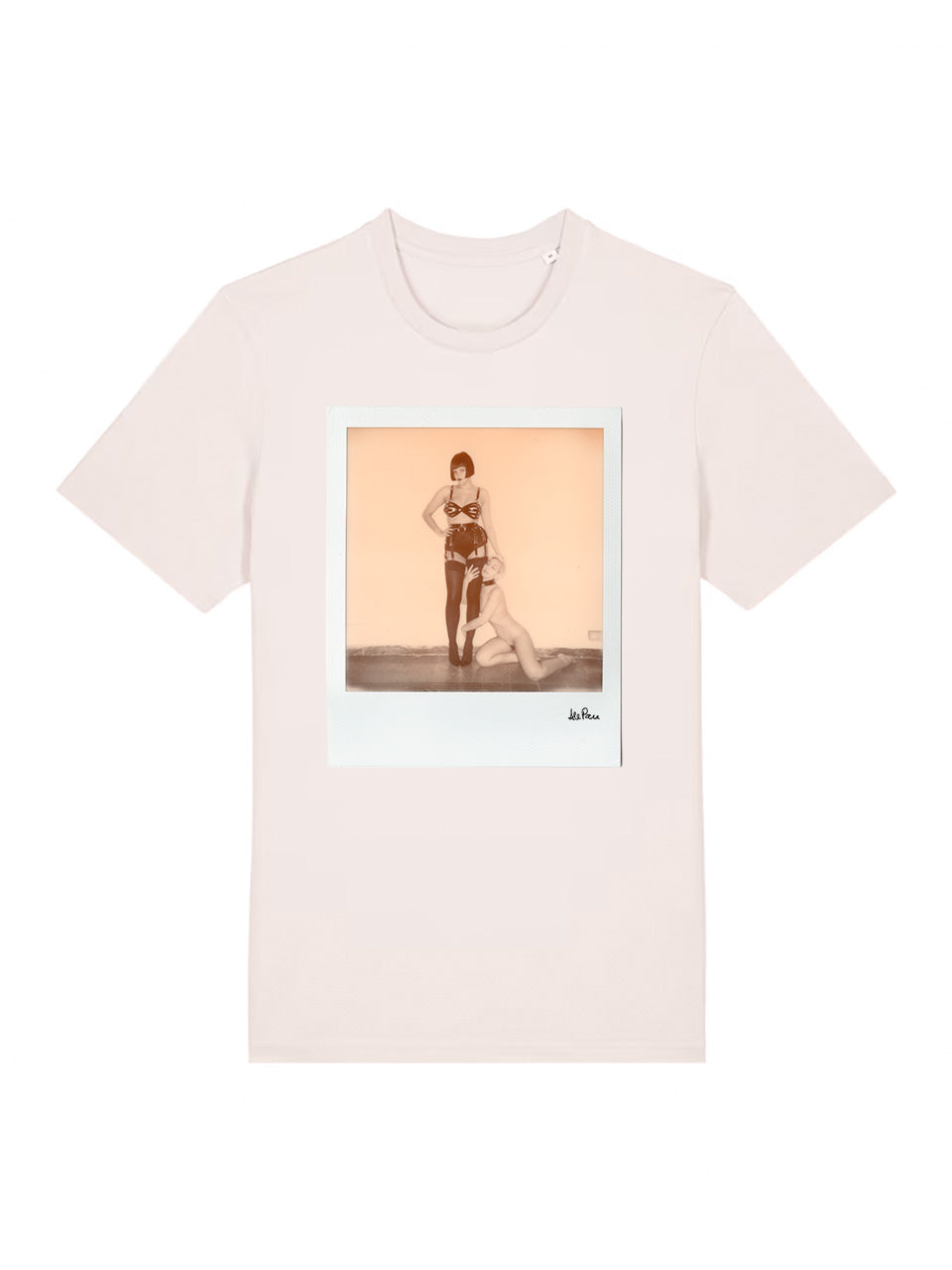 Natural Raw T-Shirt Mock dna merch Self-portrait with Miss Kuragi by Alessandra Pace