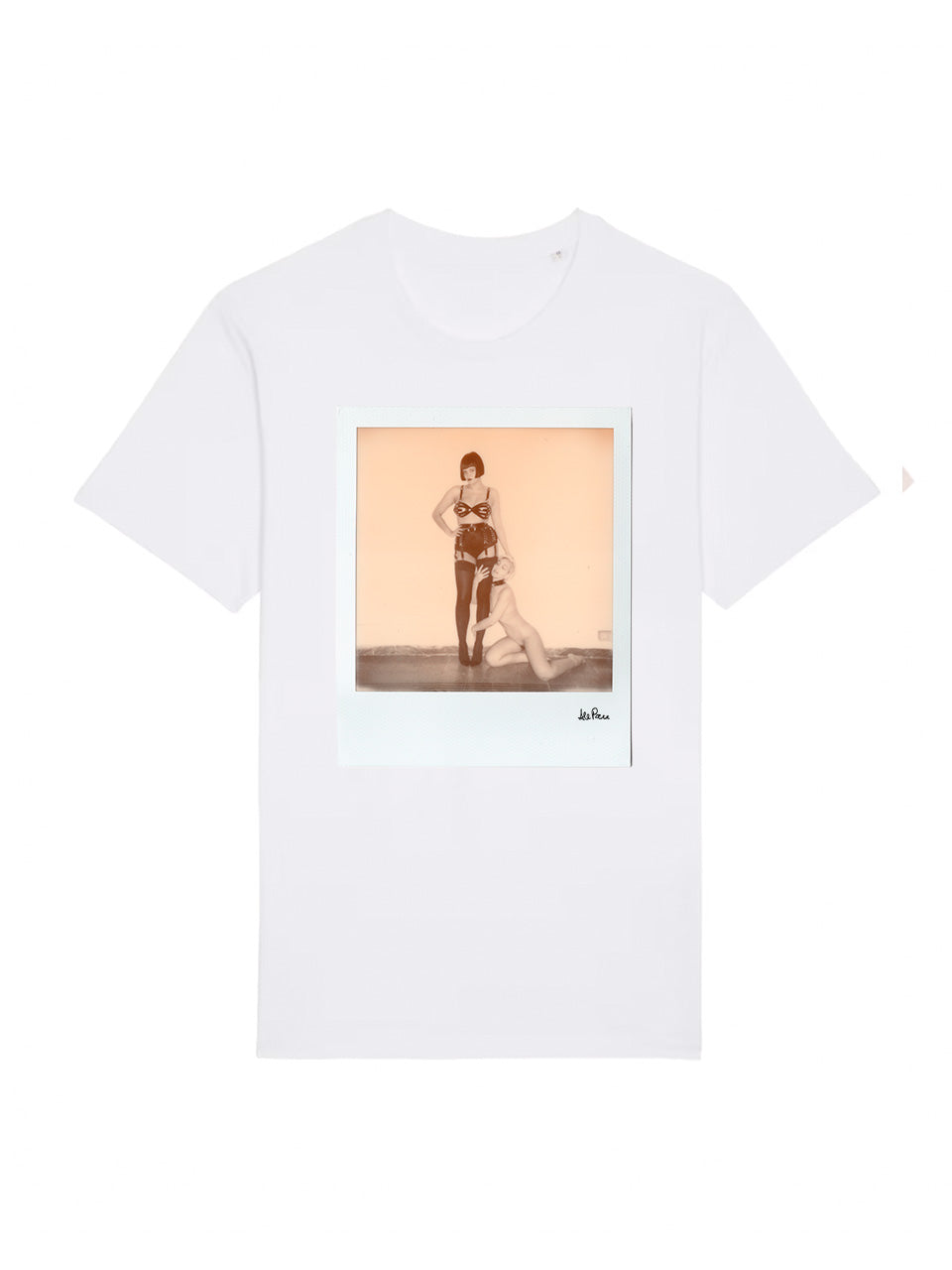 White T-Shirt Mock dna merch Self-portrait with Miss Kuragi by Alessandra Pace