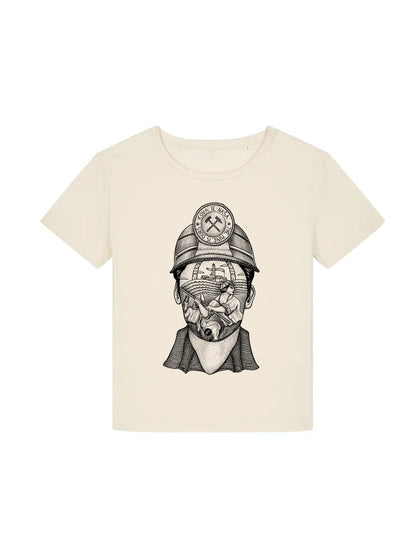 Natural T-Shirt Women Roundback Oversized The Mine Is Ours (Labin Republic 1921)
