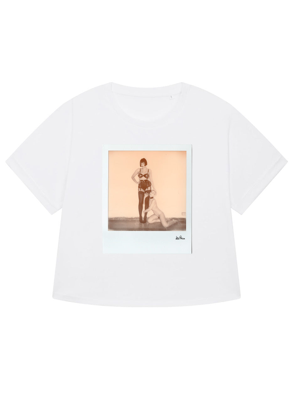 White Women Shirt Mock dna merch Self-portrait with Miss Kuragi by Alessandra Pace