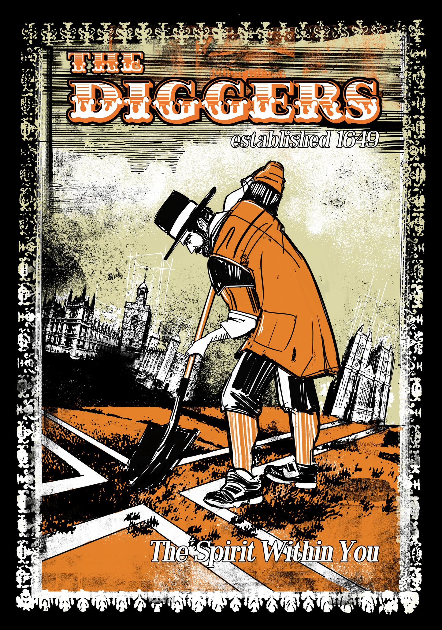 The Diggers The Spirit Within You dna merch design