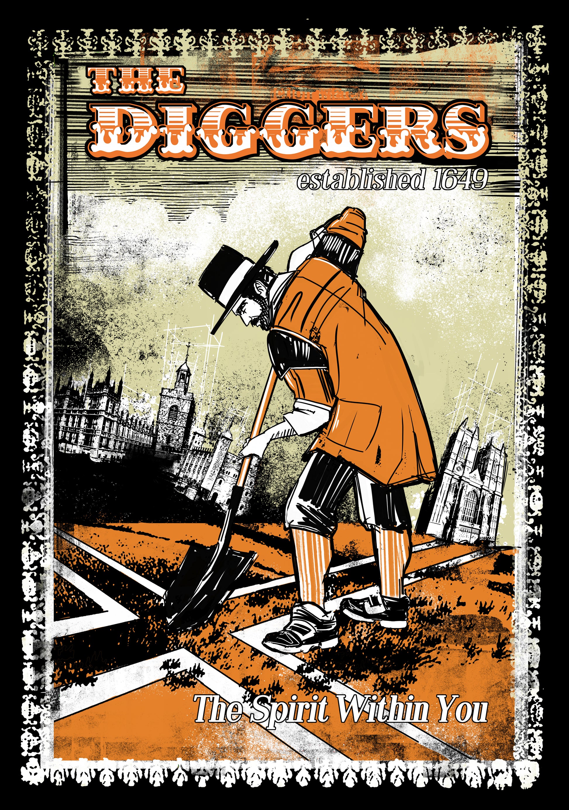 The Diggers The Spirit Within You dna merch design