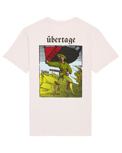 T-Shirt Unisex Uebertage "FRYHEIT" (Vintage White, Front- ODER Backprint)