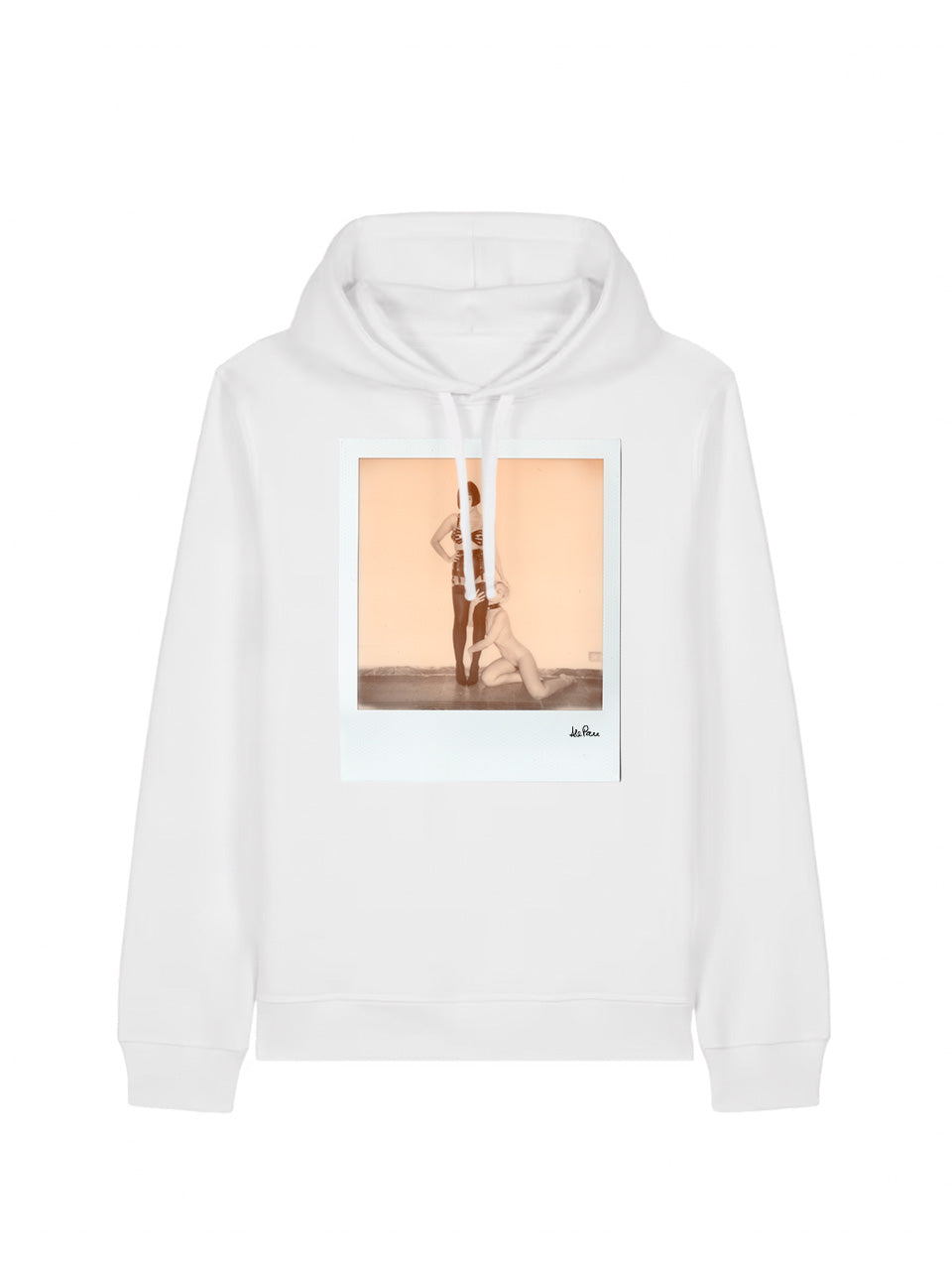 White Hoodie Mock dna merch Self-portrait with Miss Kuragi by Alessandra Pace