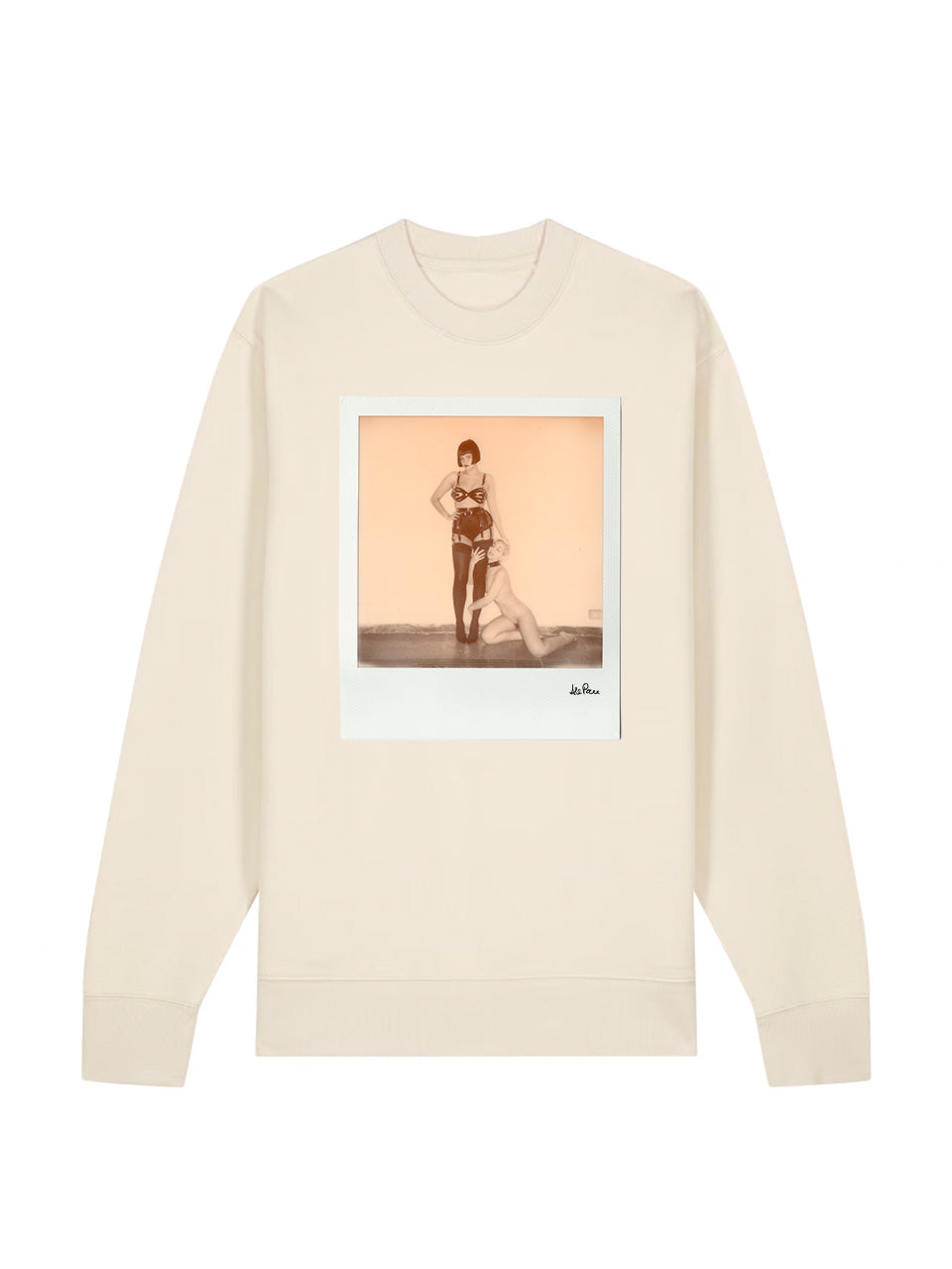 Natural Raw Sweatshirt Mock dna merch Self-portrait with Miss Kuragi by Alessandra Pace