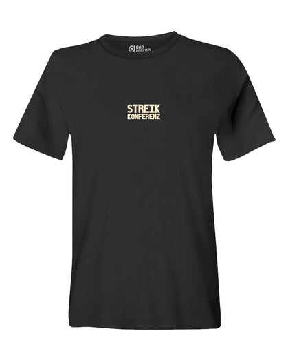 Streikkonerenz Black T-Shirt dna merch 
