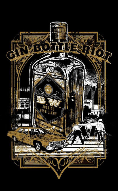 Gin Bottle Riot Design Working Class History