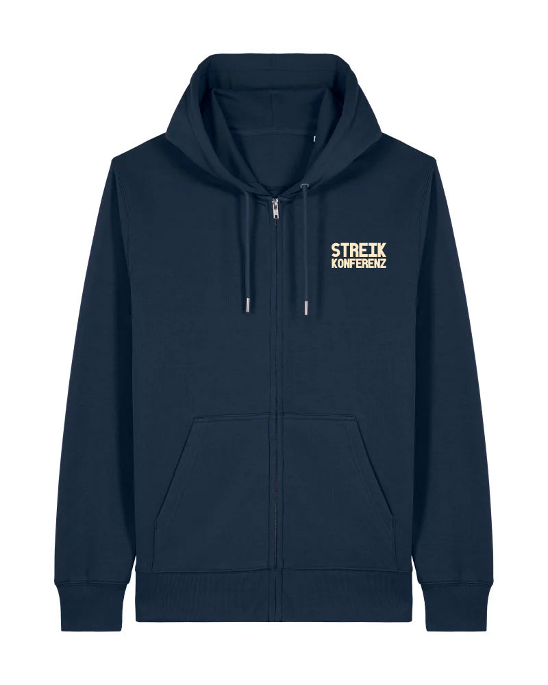 Streikkonerenz Navy Hoodie dna merch
