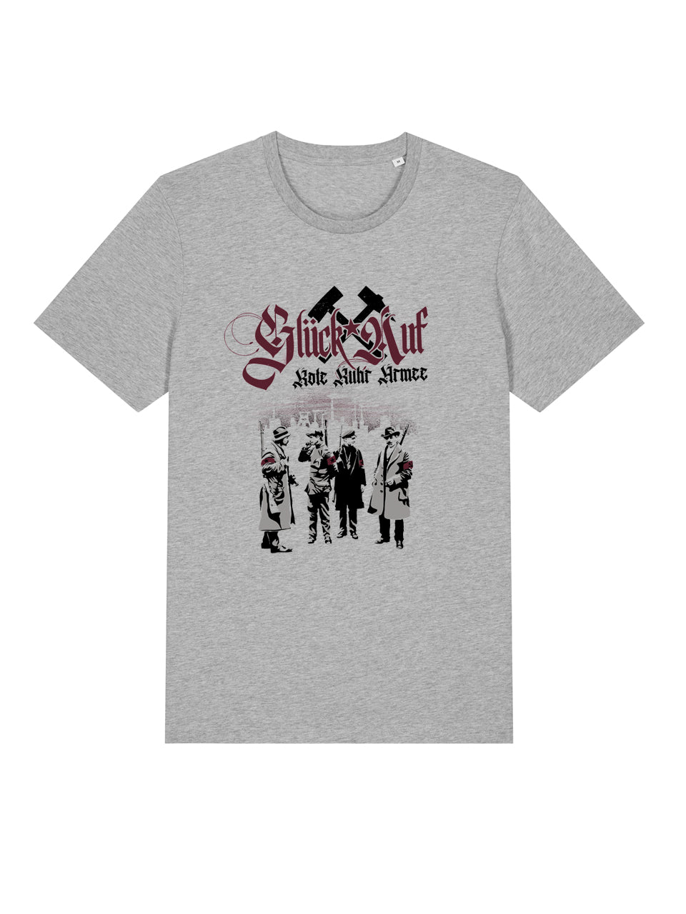 T-Shirt Unisex Glück auf! (Rote Ruhr Armee 1920)