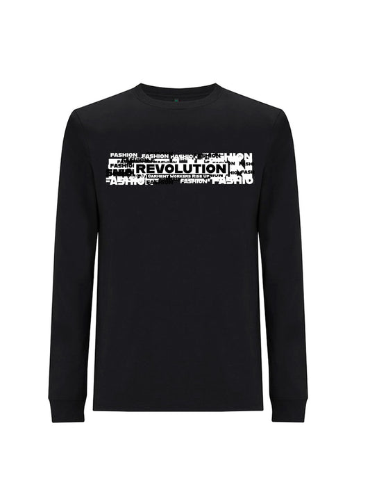 Long Sleeve T-Shirt Fashion Revolution (Garment Workers' Rise Up)