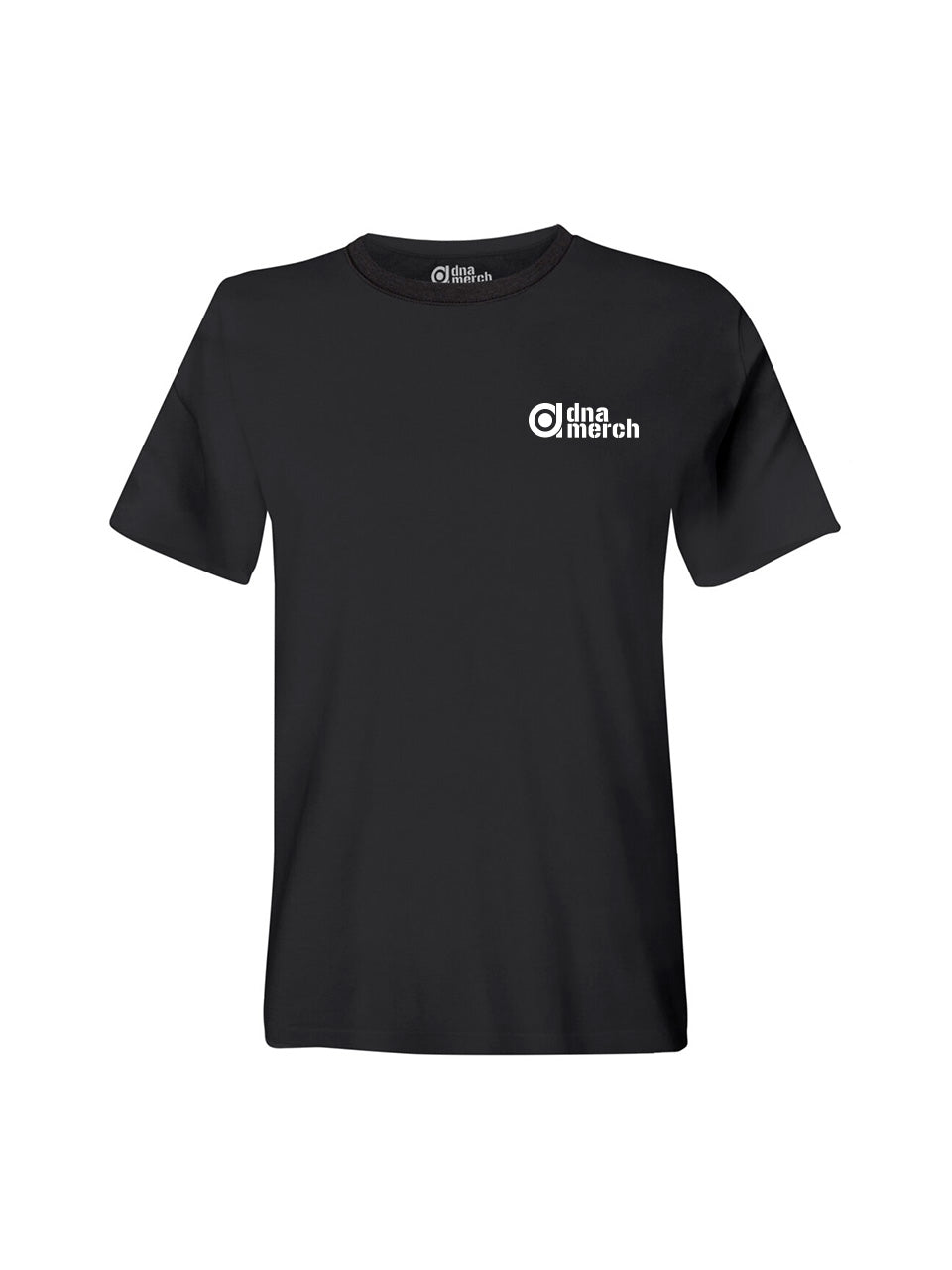 dna merch Black T-Shirt Front 