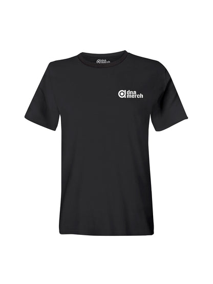 dna merch Black T-Shirt Front 