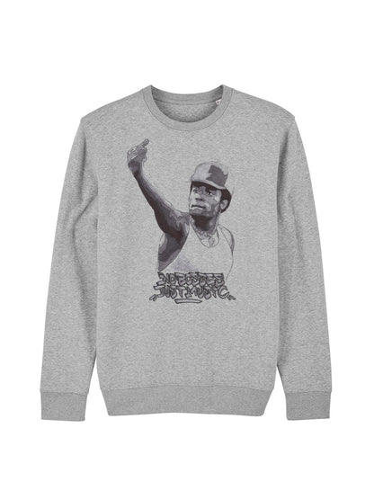 dna merch Just Music ash grey sweatshirt