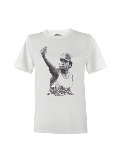 dna merch Just Music white t-shirt