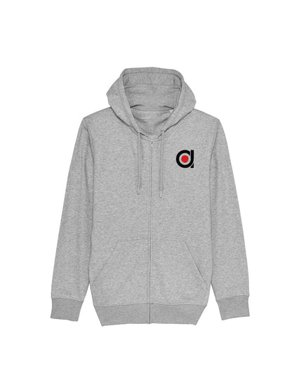 dna merch less fashion front zip hoodie