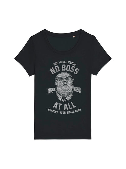 T-Shirt Frauen No Boss At All