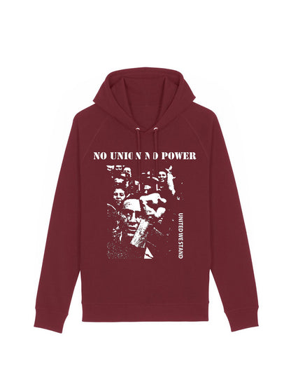 No Union No Power dna merch burgundy Hoodie