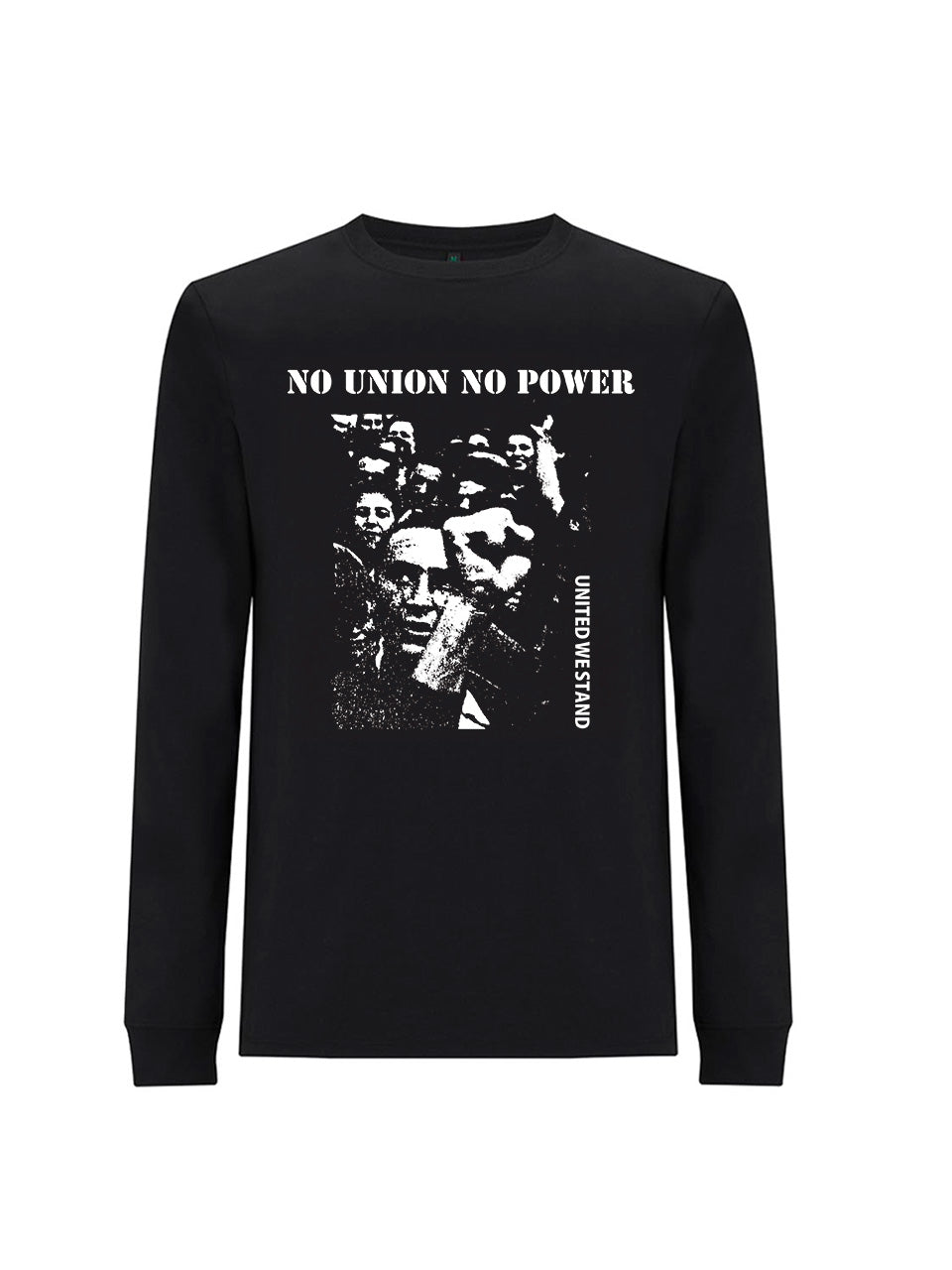 No Union No Power dna merch black longsleeve