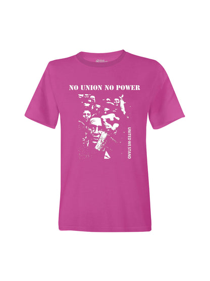 No Union No Power dna merch lilac t-shirt