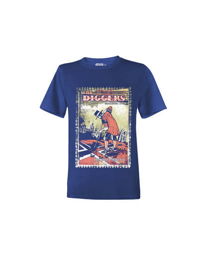 The Diggers Blue T-Shirt dna merch