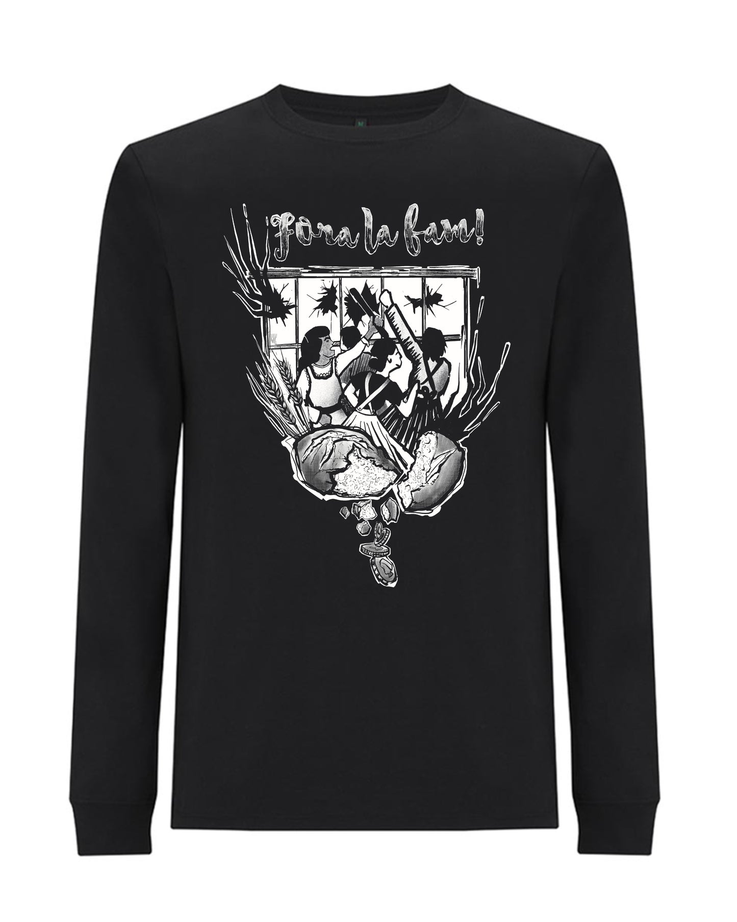 Langarmshirt Fora La Fam! (Brotaufstände 1789)